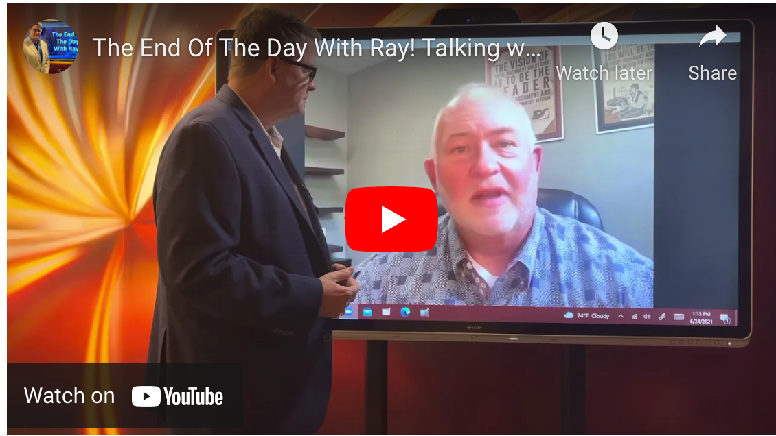 The End Of The Day With Ray! Talking with Tim Stanley from Xerox agent to dealer.