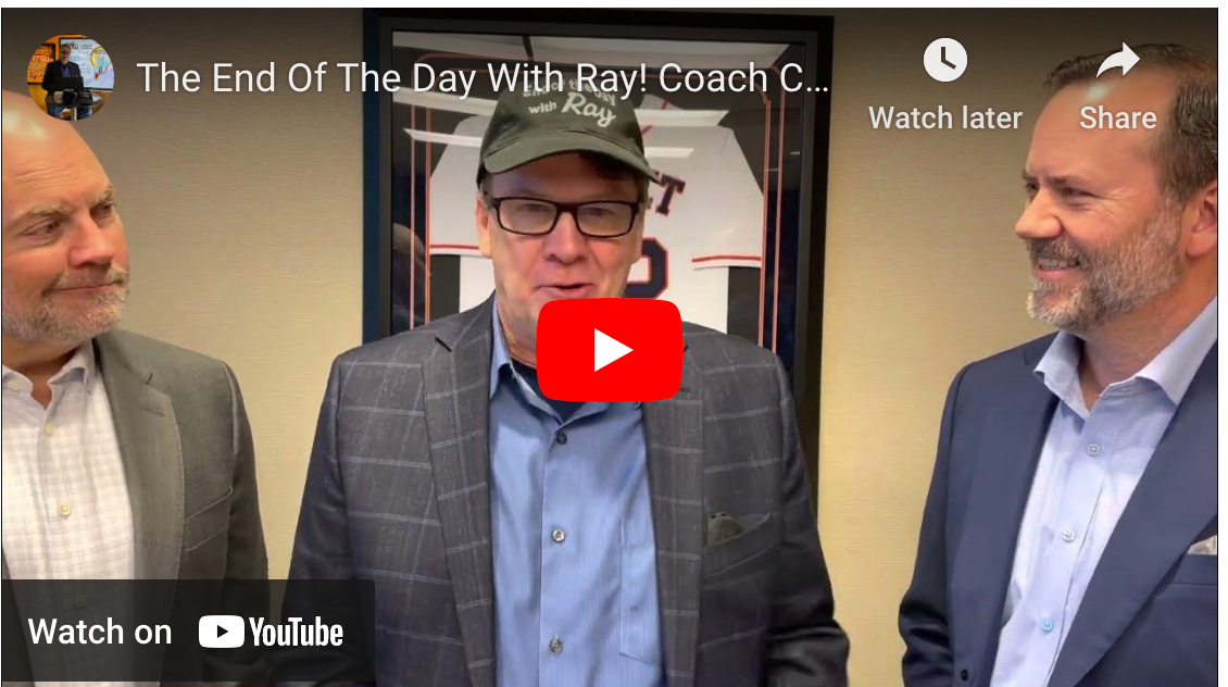 The End Of The Day With Ray! Coach Casey and Coach Scott. Of Team Impact Networking Houston