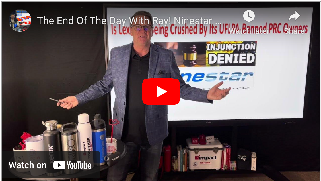 The End Of The Day With Ray! Ninestar LOST! It's Time To Fire Lexmark, Static Control & The Rest!