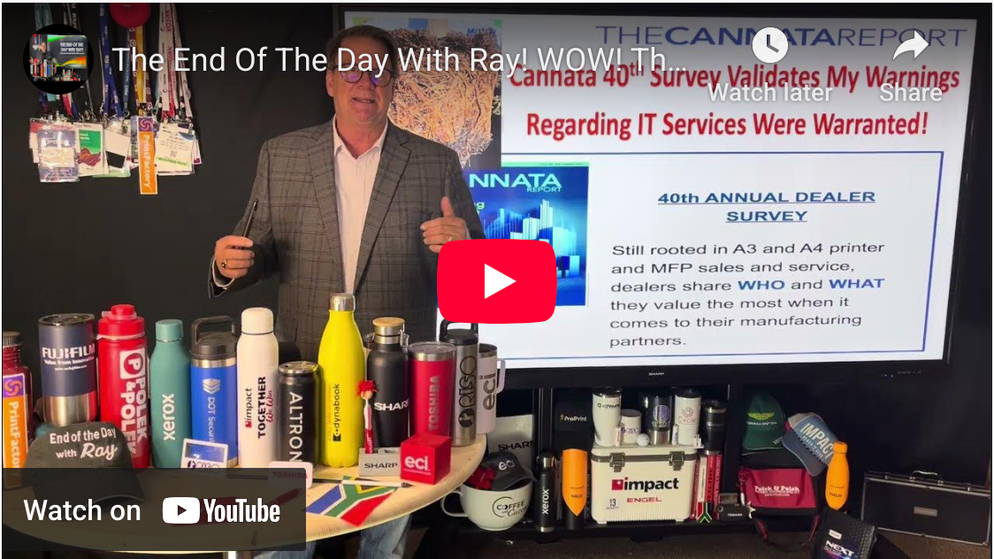 The End Of The Day With Ray! WOW! The 40th Cannata Survey Proves My Warnings Are Spot On!