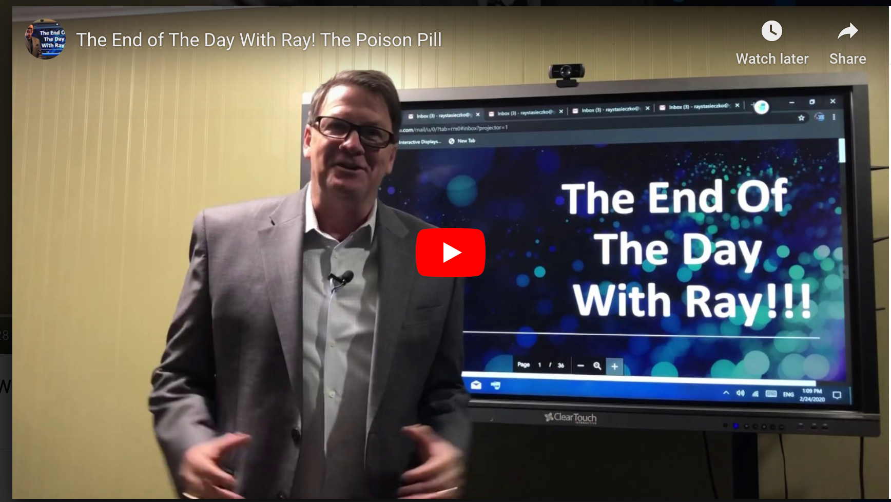 The End of The Day With Ray! The Poison Pill