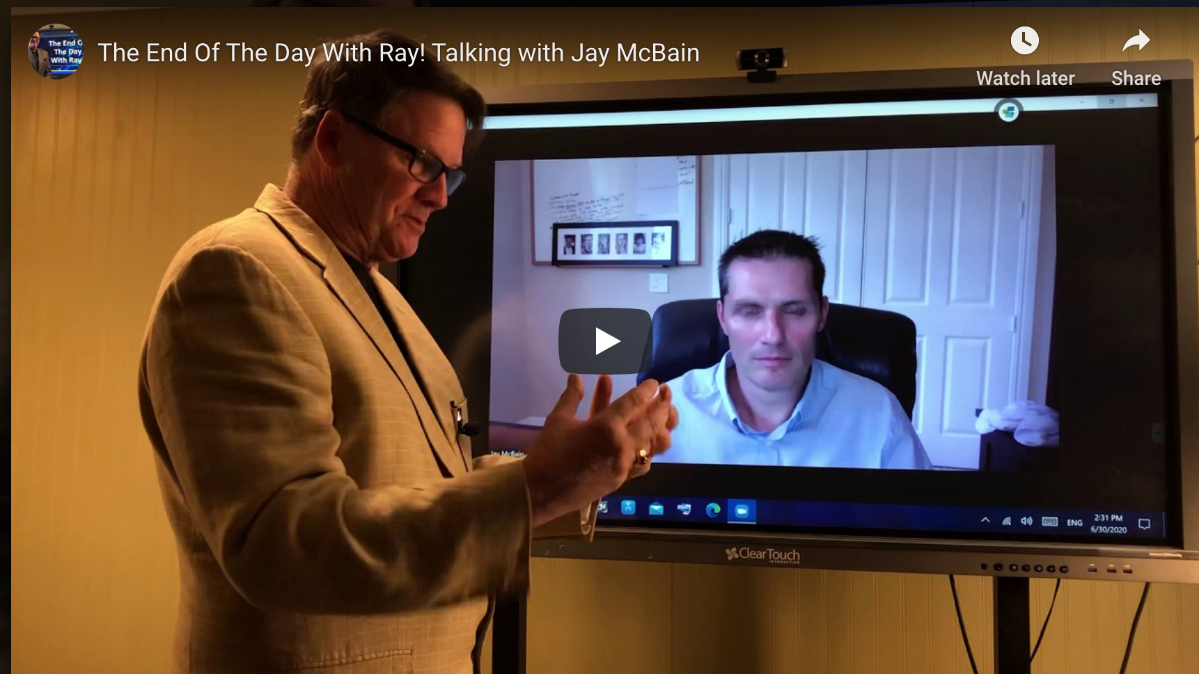 The End Of The Day With Ray! Talking with Jay McBain