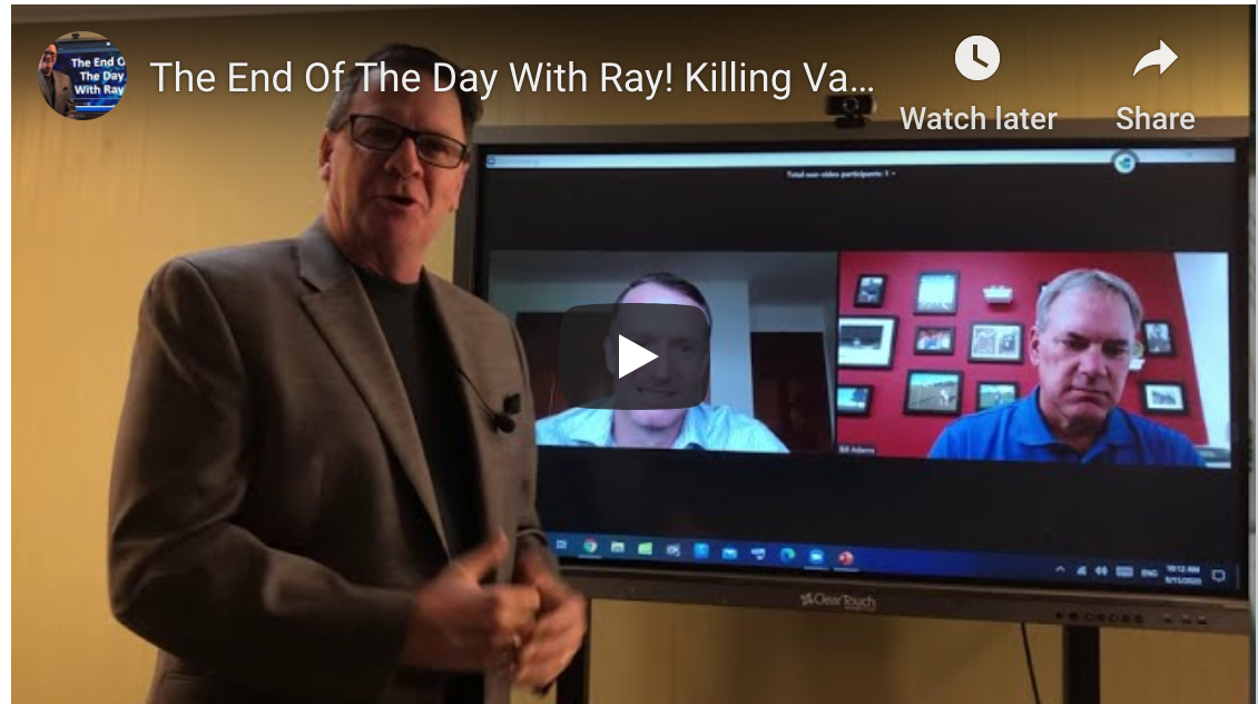 The End Of The Day With Ray! Killing Vampires Who Suck The Blood Out Of Profit.Takes Silver Bullets