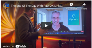 The End Of The Day With Ray! OK LinkedIn friends we just changed the game regarding inMail messaging