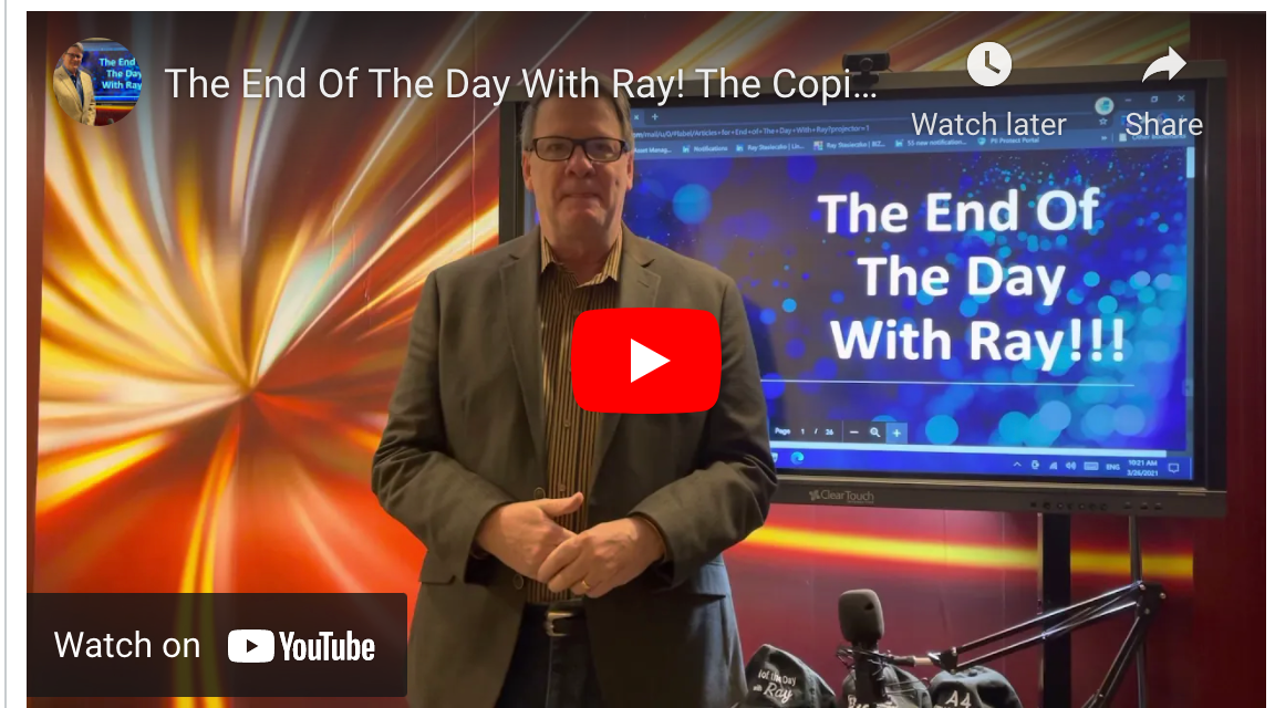 The End Of The Day With Ray! The Copier Company Giving Away IT Services