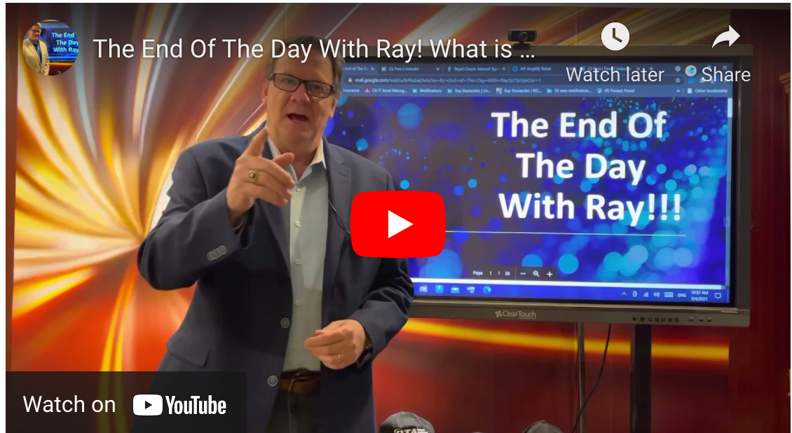 The End Of The Day With Ray! What is Canon Doing? OH, and more on HP making customers MAD!