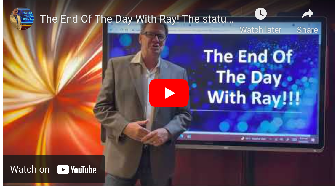The End Of The Day With Ray! The status quo in fighting battles where the war was already won!