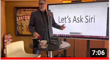 The End Of The Day With Ray! “Let’s ask Siri” a special episode in honor of Siri’s last day!