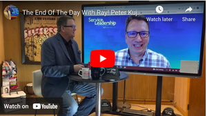 The End Of The Day With Ray! Peter Kujawa of Service Leadership discussing Compensation and more!