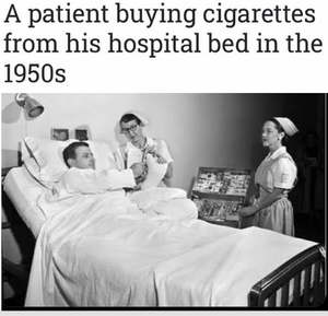 Smoking In Hospital Beds!