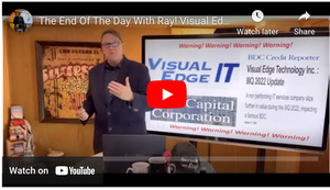 The End Of The Day With Ray! Visual Edge IT , Ares Capital Corp. & BDC Credit Reporter!