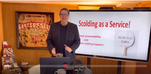 The End Of The Day With Ray! I developed Scolding as a Service from an imaginary talk with Bezos!