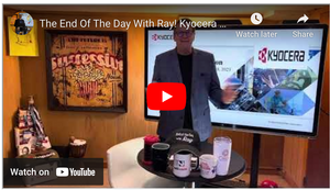 The End Of The Day With Ray! Kyocera 1st Qtr #s Also Thoughts On Good News & Bad News!