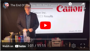 The End Of The Day With Ray! Canon FY2023! Great Numbers & Profitability I Only Have A Few Concerns