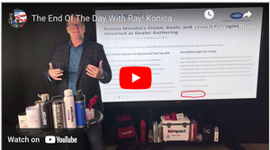 The End Of The Day With Ray! Konica Minolta Dealer Mini Meeting & The Cannata Report
