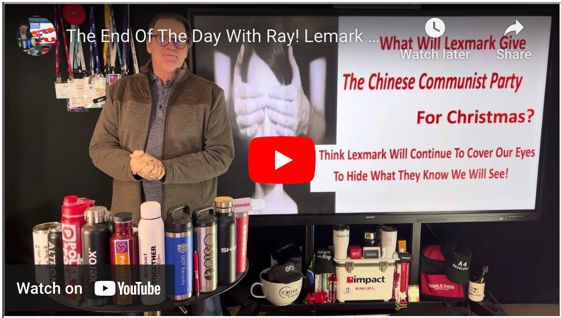 The End Of The Day With Ray! Lemark What's Your Gift To The Chinese Communist Party For Christmas?