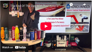The End Of The Day With Ray! Konica Minolta FY 2024 Forecast change now loss almost $400 Million