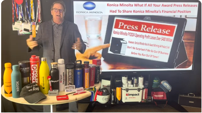 The End Of The Day With Ray! Konica Minolta Needs A New About Us - So I Came Up With One