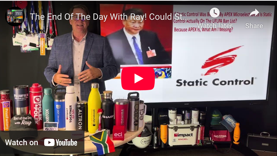 The End Of The Day With Ray! Could Static Control Components Actually Be On The UFLPA Ban List?