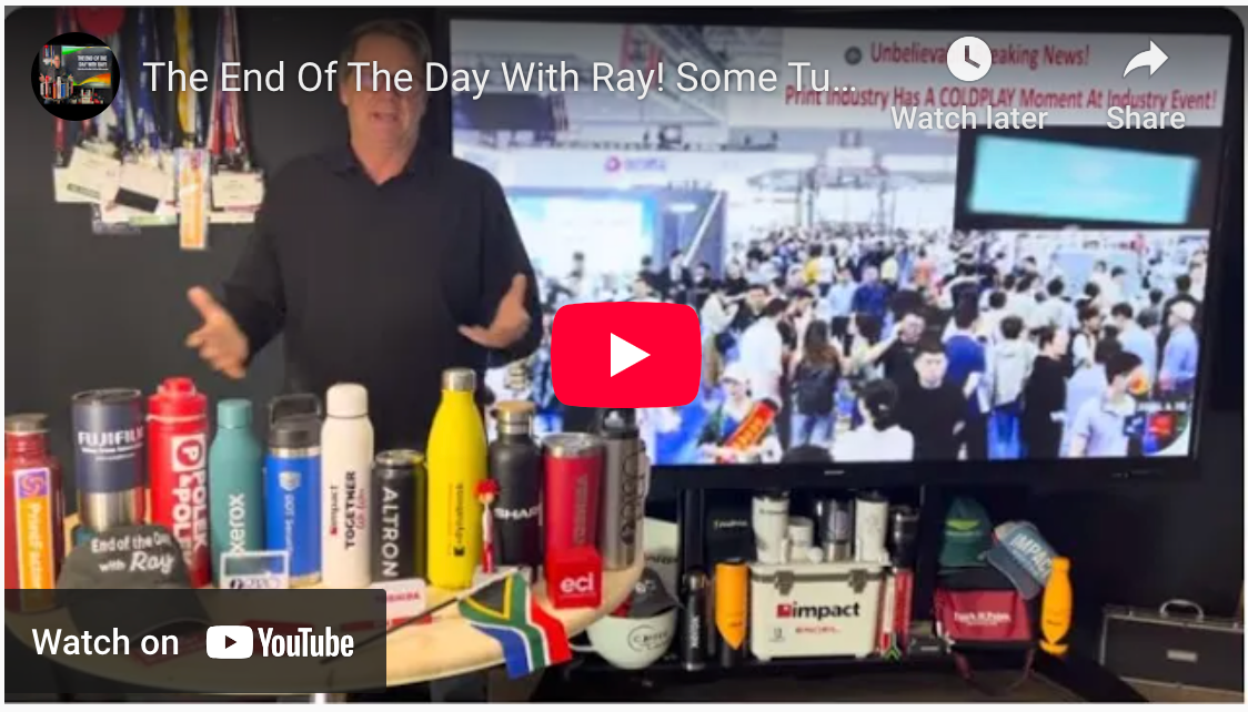 The End Of The Day With Ray! Some Tuesday Satire! Print Industry Kiss Cam & Another Big Story!