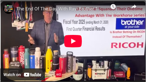 The End Of The Day With Ray! Brother 1st qtr FY 25 Brother When Are You Going To Really Disrupt A3?