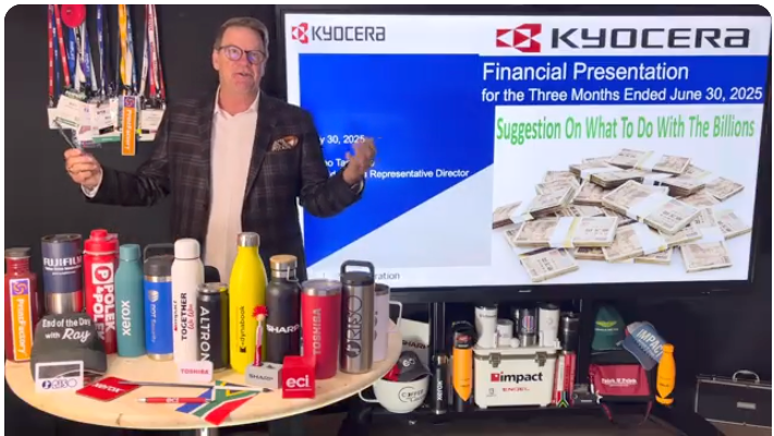 The End Of The Day With Ray! Kyocera 1st Qtr. Plus The Billions of Dollars They Have Access To.
