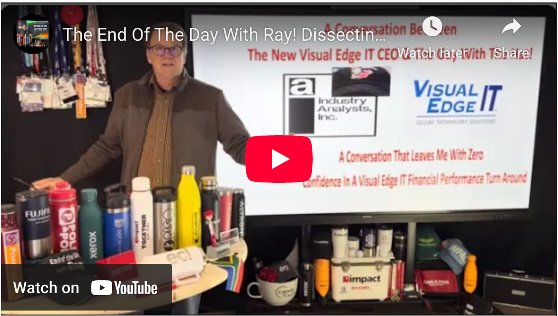 The End Of The Day With Ray! Dissecting Visual Edge IT CEO & The Guy With The Hat Article!