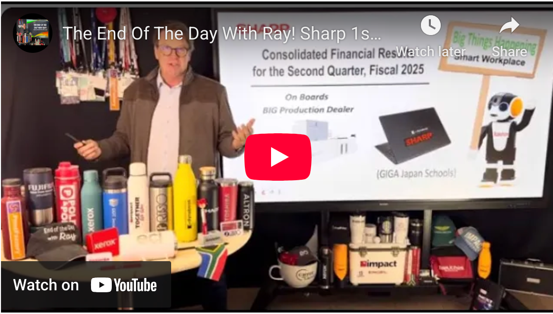 The End Of The Day With Ray! Sharp 1st Half FY 2025 I Dig Into The Numbers In Smart Workplace