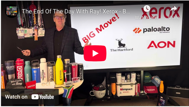 The End Of The Day With Ray! Xerox - BIG Move Into Cyber Security & Cyber Insurance!