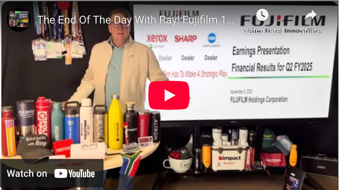 The End Of The Day With Ray! Fujifilm 1st Half FY25 - I Dig Into The Business Innovation Unit's #s