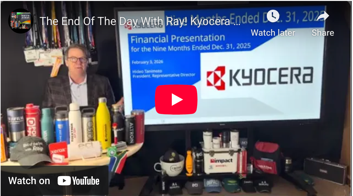 The End Of The Day With Ray! Kyocera 1st 9 Months! I discuss a couple strategies! Let's Shake It Up!