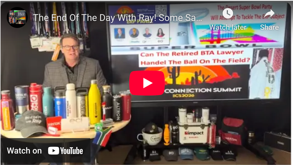 The End Of The Day With Ray! Some Satirical & Serious Thoughts On The Super Bowl Desert Meeting!