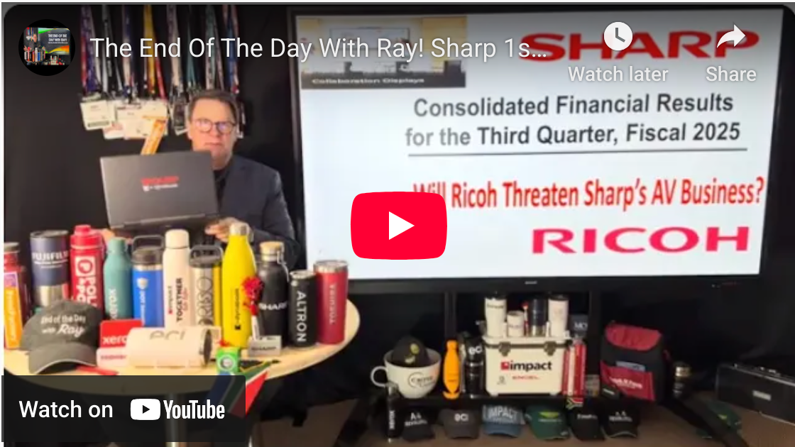 Ray Sharp The End Of The Day With Ray! Sharp 1st 9 months FY25 Also Sharing Thou ...
