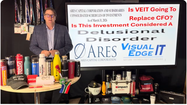 The End Of The Day With Ray! Ares Capital 1st Qtr. FY26 10 Q - Thoughts Regarding Visual Edge IT