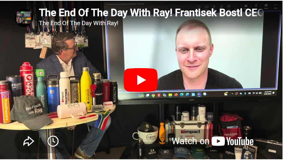 The End Of The Day With Ray! Frantisek Bostl CEO Of Starteepo, Xerox's 3rd Largest Shareholder