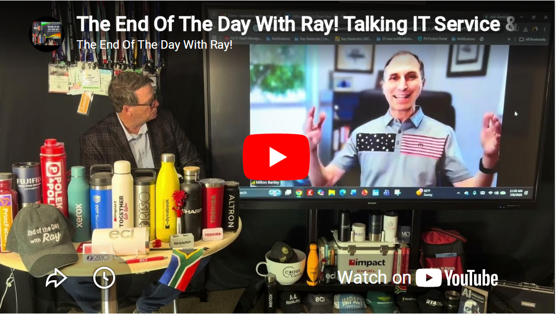 The End Of The Day With Ray! Talking IT Service & AI With ImageQuest CEO Milton Bartley.