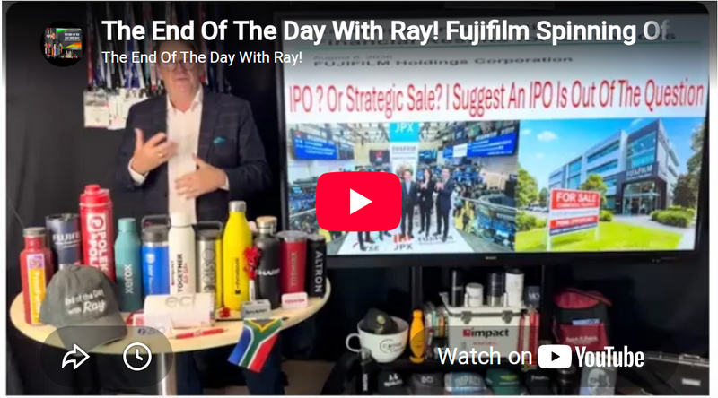 The End Of The Day With Ray! Fujifilm Spinning Off Business Innovation, Thinking It Won't Be an IPO