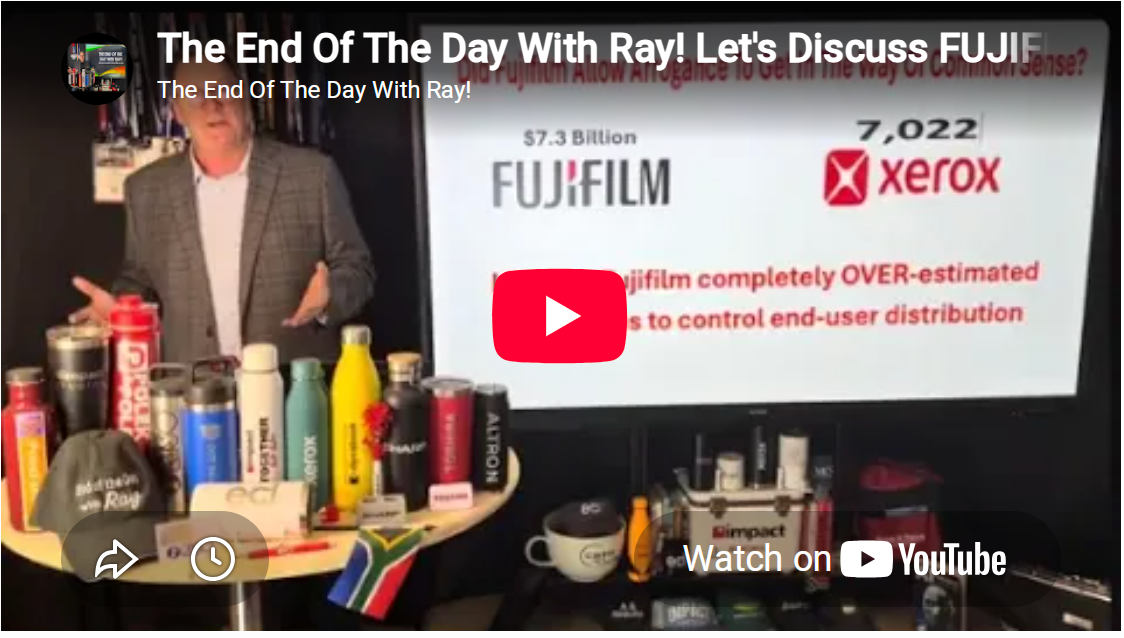 The End Of The Day With Ray! Let's Discuss FUJIFILM, The Xerox Relationship, The Spin Off & More